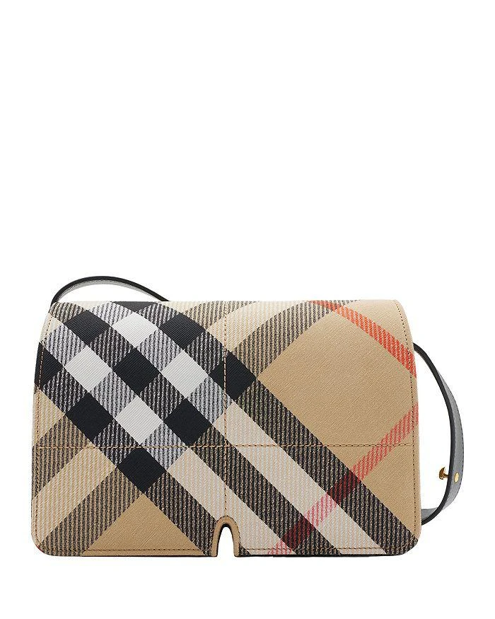 Burberry Snip Check Jacquard Shoulder Bag 1