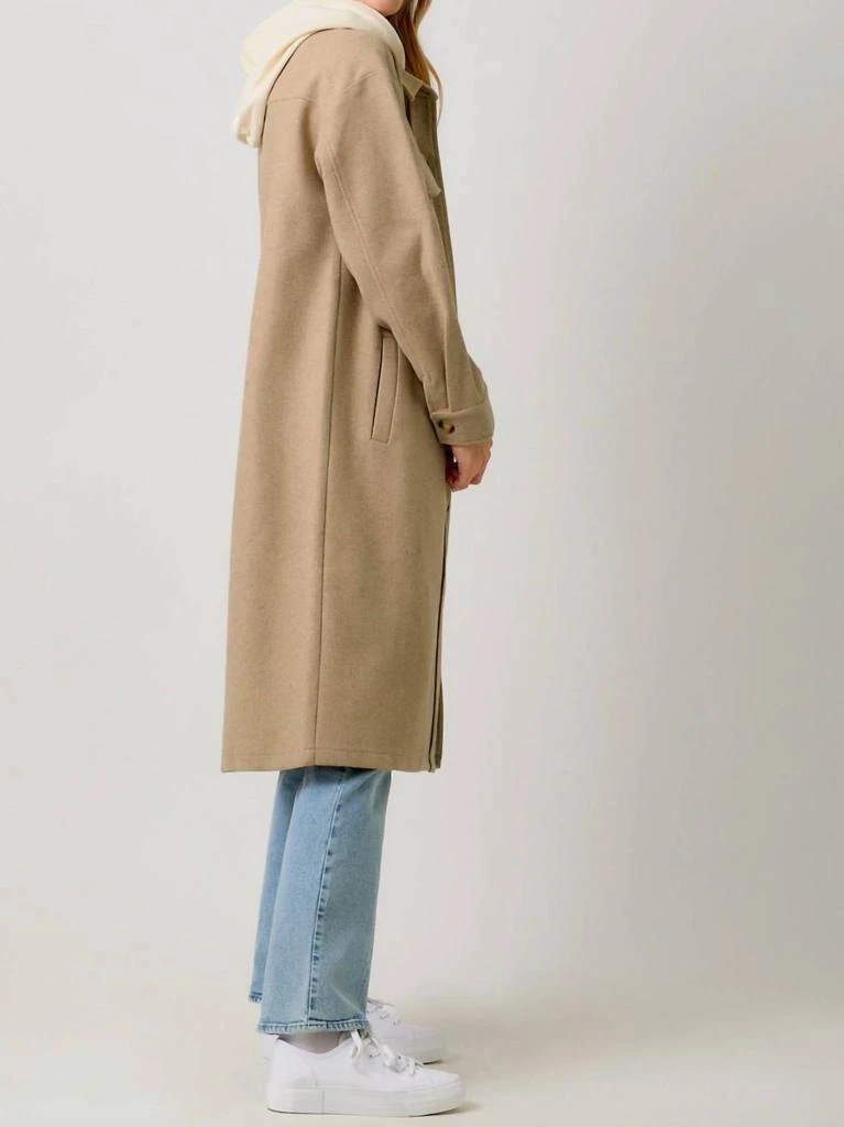 mystree Mystree - Twofer Hoodie Solid Coat 4