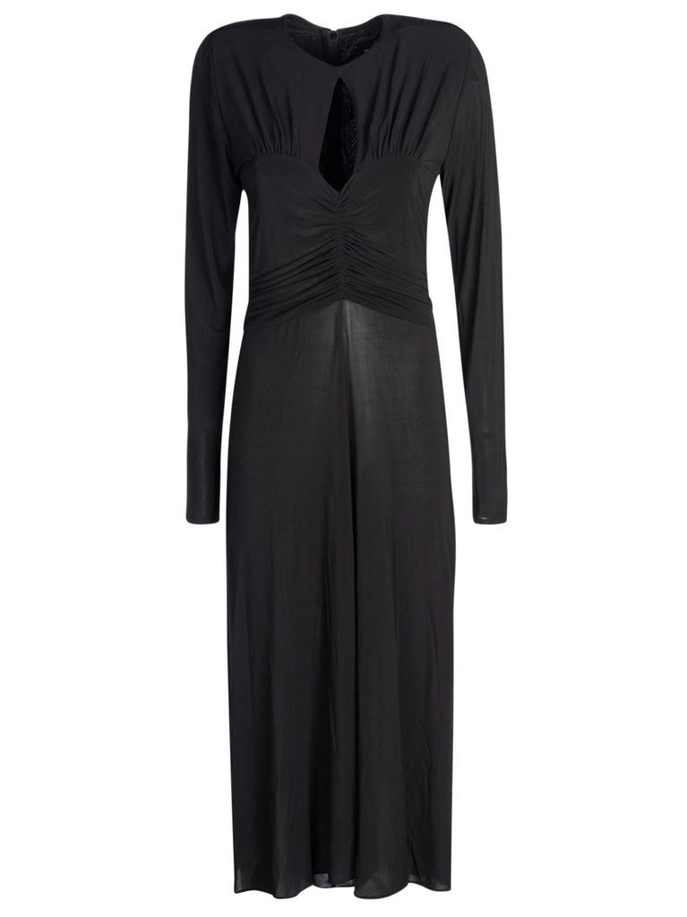 【送料&関税込】Isabel Marant charlene Black Polyester Dress Isabel Marant 'Charlene' Black Polyester Dress - Dresses