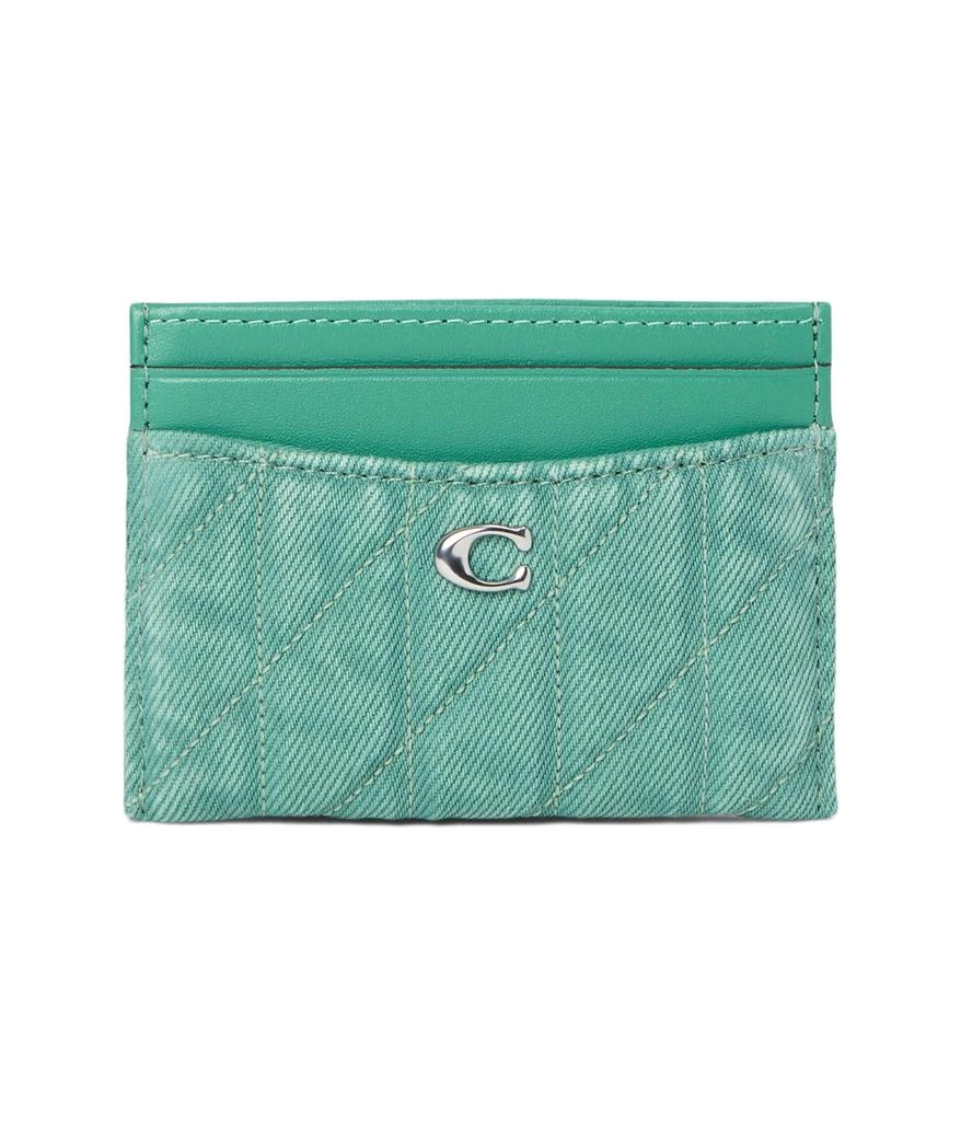 Coach Essential Card Case With Quilting