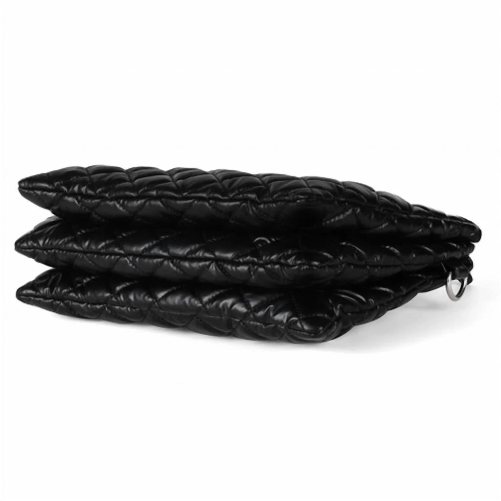 SELINI NEW YORK Selini New York - Women's Nylon Puffer Quilt Crossbody Bag Chain Strap 4