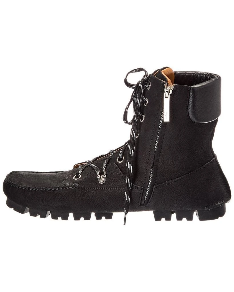 Salvatore Ferragamo Ferragamo Grifo Leather Hiking Boot 2