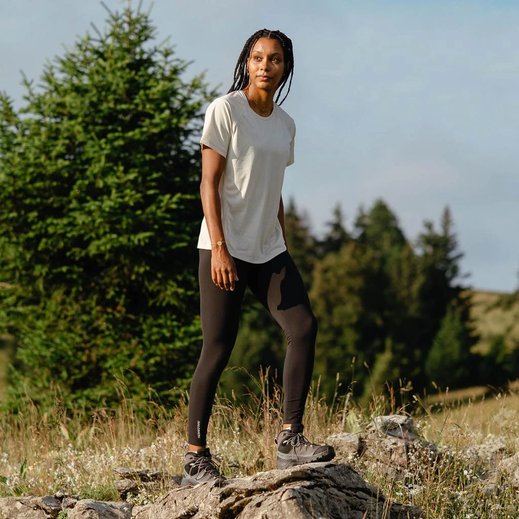 Salomon Salomon Women’s Quest Rove Gore-Tex, Waterproof Backpacking 
Hiking Suede Leather Boots 2