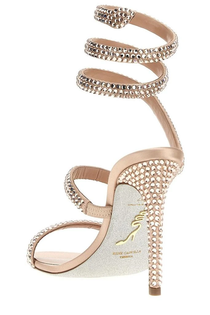 Rene Caovilla René Caovilla Cleo Embellished Open Toe Sandals 3