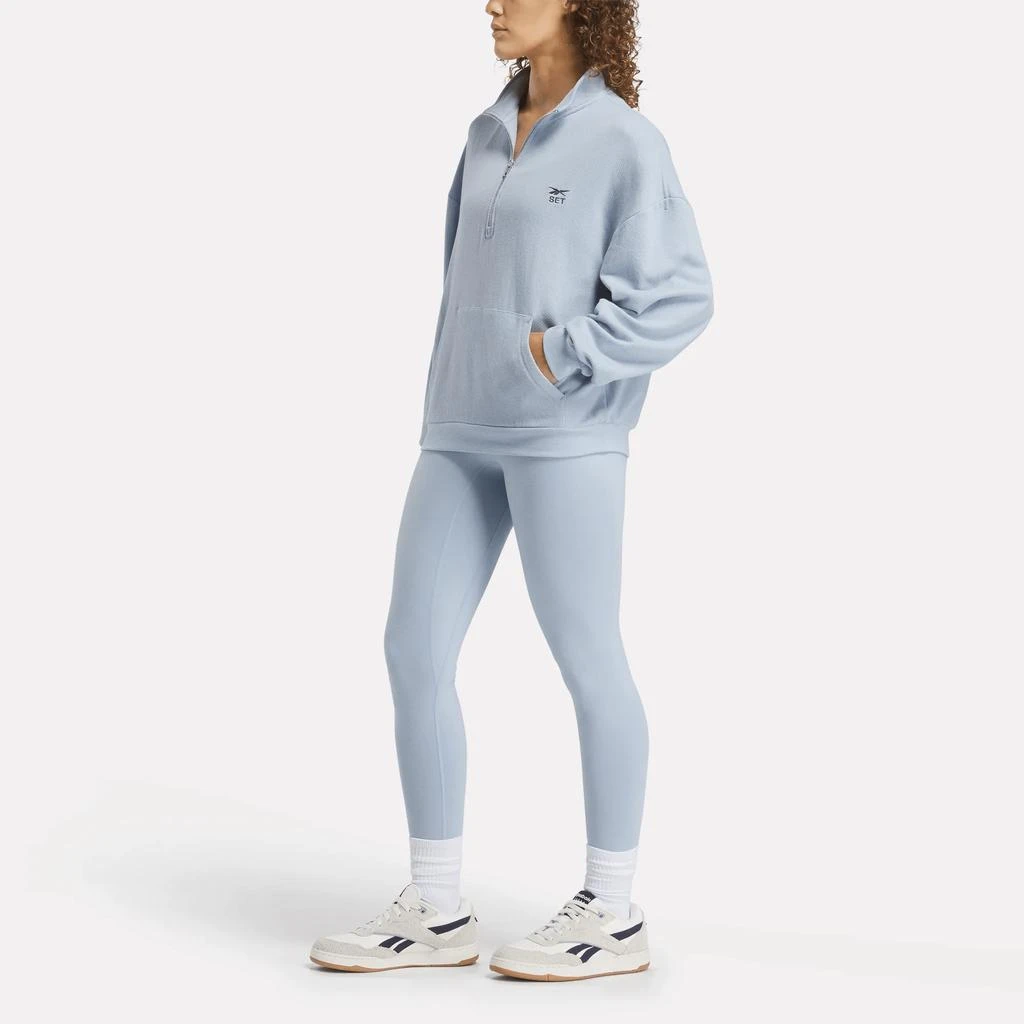 Reebok Women's Reebok x SET Classic Lightweight Quarter-Zip Sweatshirt 3