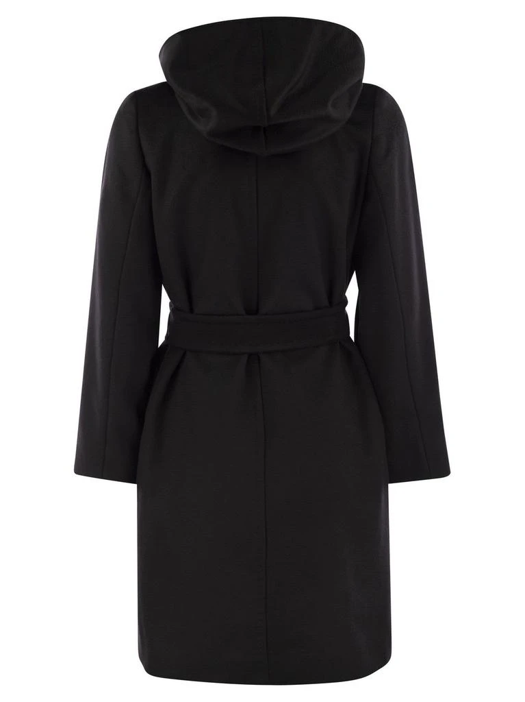 Max Mara Max Mara Studio Newmang Belted Hooded Coat 2