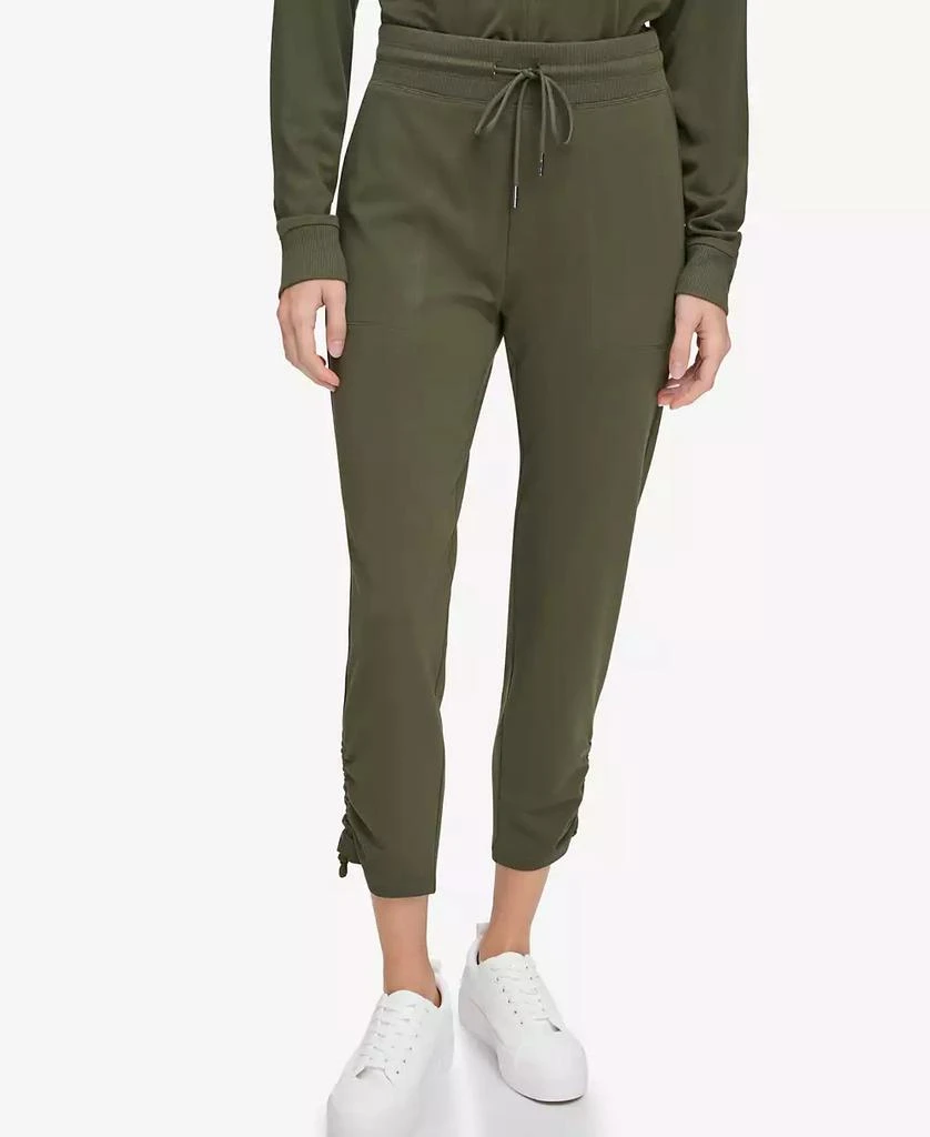 Marc New York by Andrew Marc Women's Jersey Cinch-Hem Ankle Pants 1