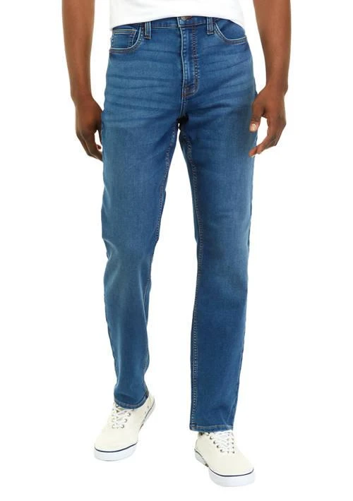 TRUE CRAFT Craft Knit Denim Slim Jeans 1