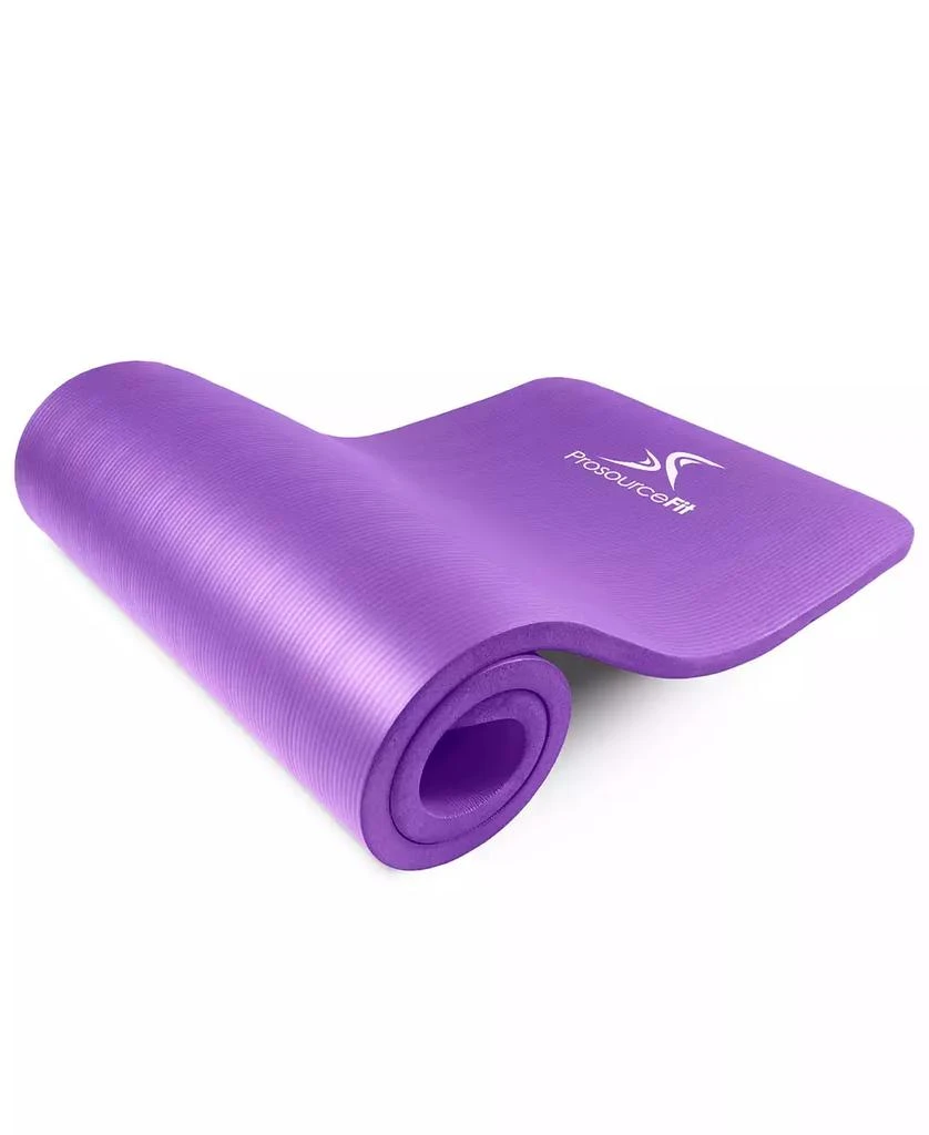 ProsourceFit Extra Thick Yoga and Pilates Mat with Sling, 1" 1