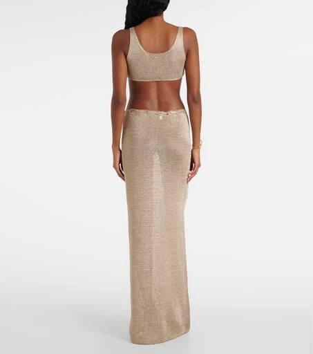 Bananhot Knitted lamé bra top 3