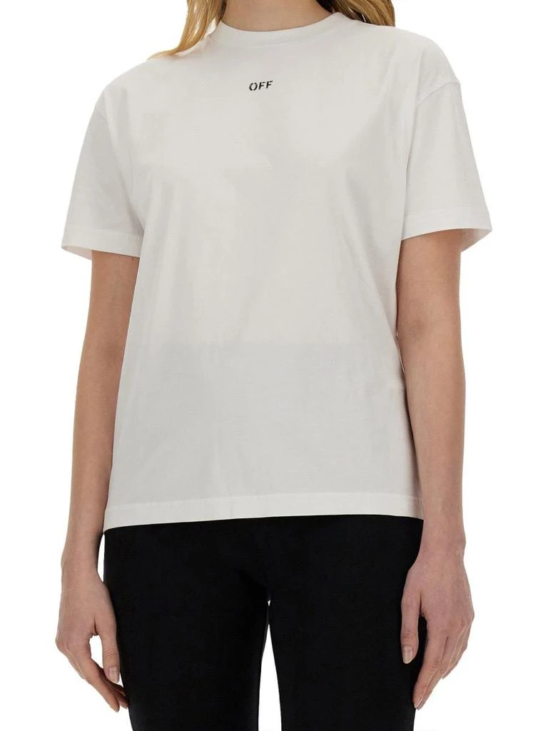 Off-White Off-White T-Shirt With Logo 4