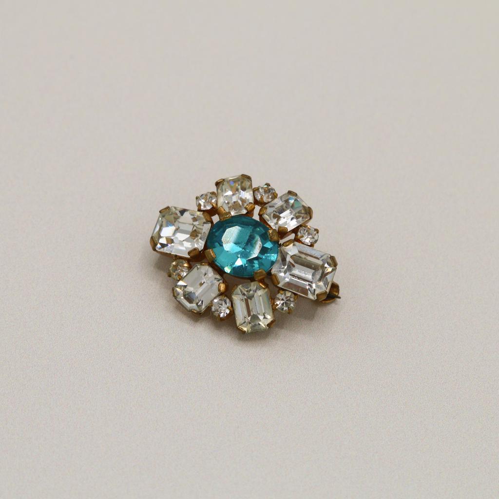 Orelia Vintage Vintage Floral Crystal Embellished Brooch