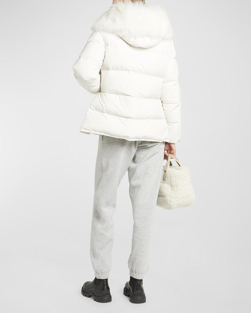 Locustelle Short Parka with Removable Cashmere Trim – On Sale Now