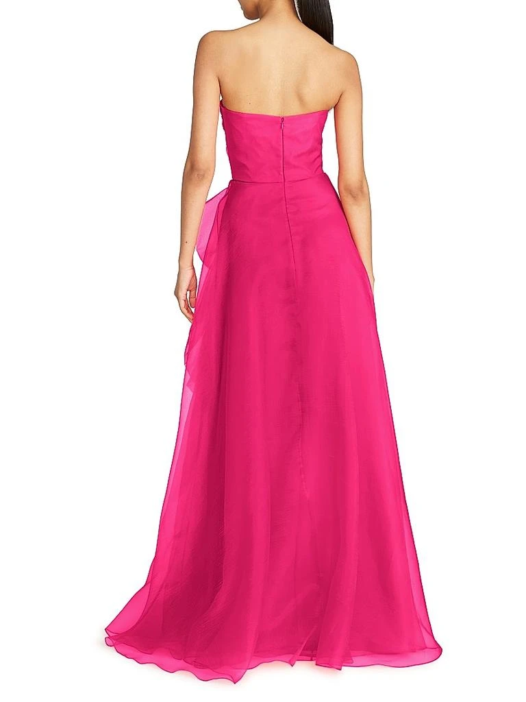 Theia Teresa Draped Tulle Gown 4