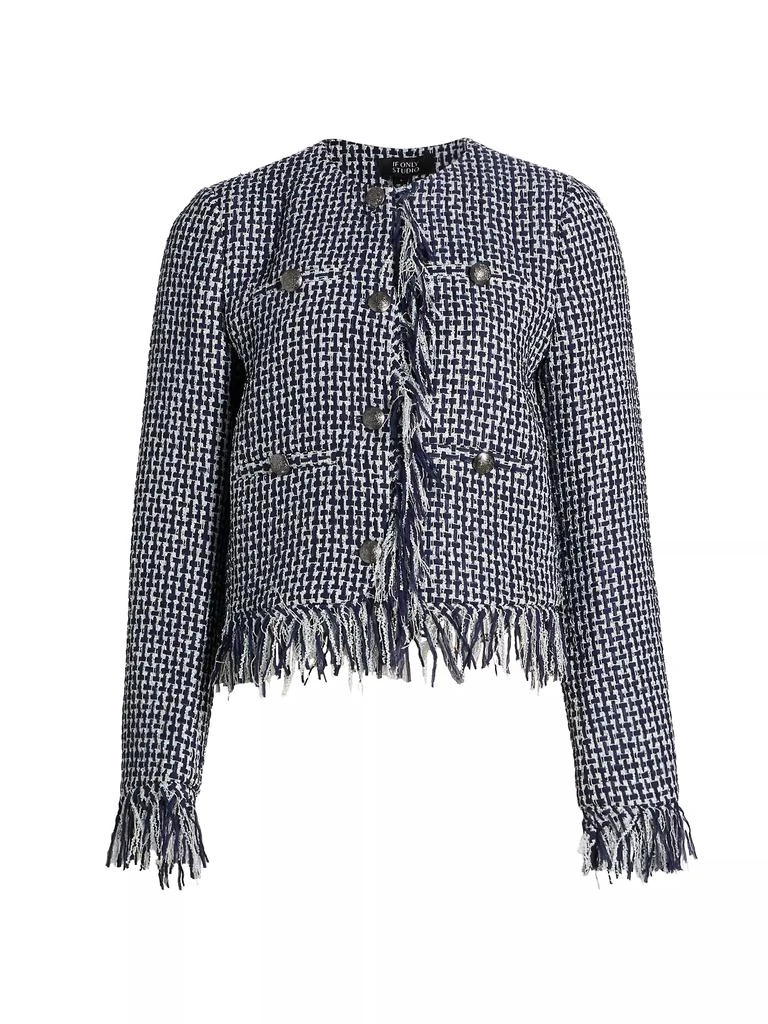 If Only Studio Tweed Bouclé Jacket 1