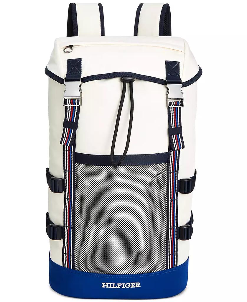 Tommy Hilfiger Men's Flap-Buckle Logo Backpack