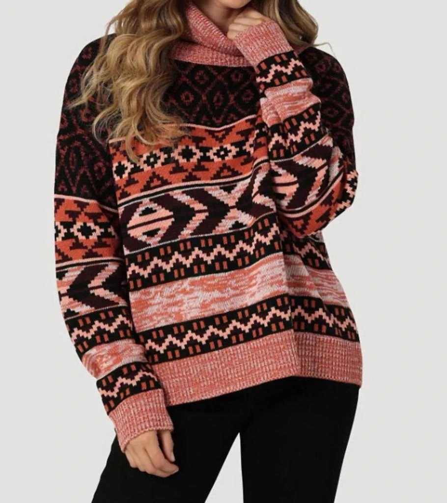 Wrangler Wrangler - Women's Retro Turtleneck Sweater 1