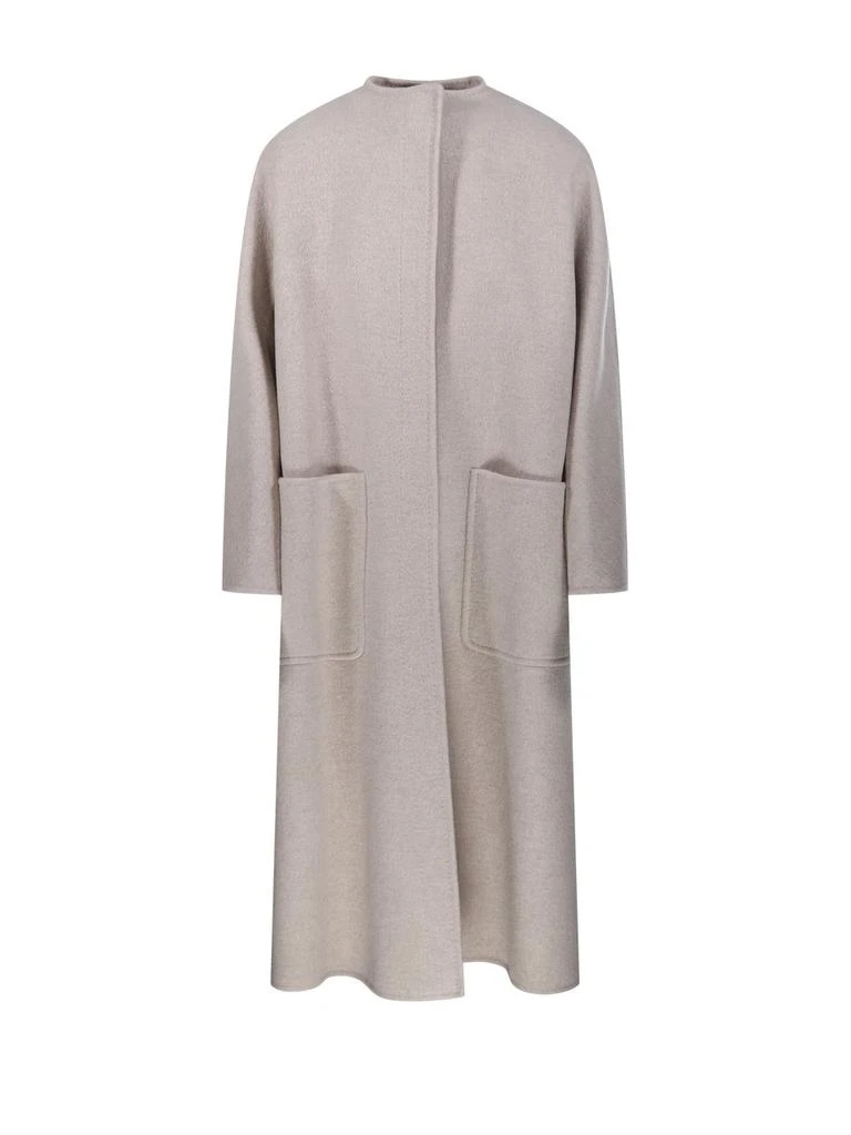 MAX MARA ATELIER Max Mara Atelier Crewneck Long-Sleeved Coat 1