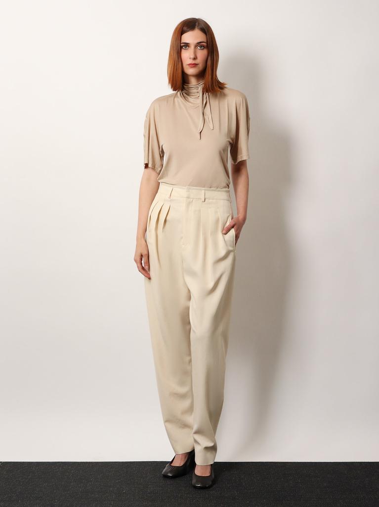 Lemaire Silk top with Foulard detail