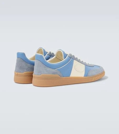 Valentino Upvillage suede-trimmed leather sneakers 6