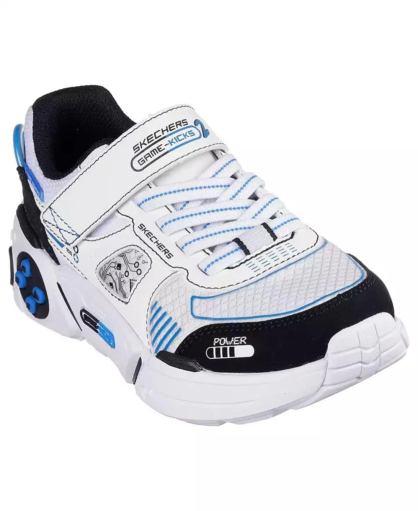 SKECHERS Little Boys Game Kicks: Gametronix 2.0 Fastening Strap Casual Sneakers from Finish Line 1