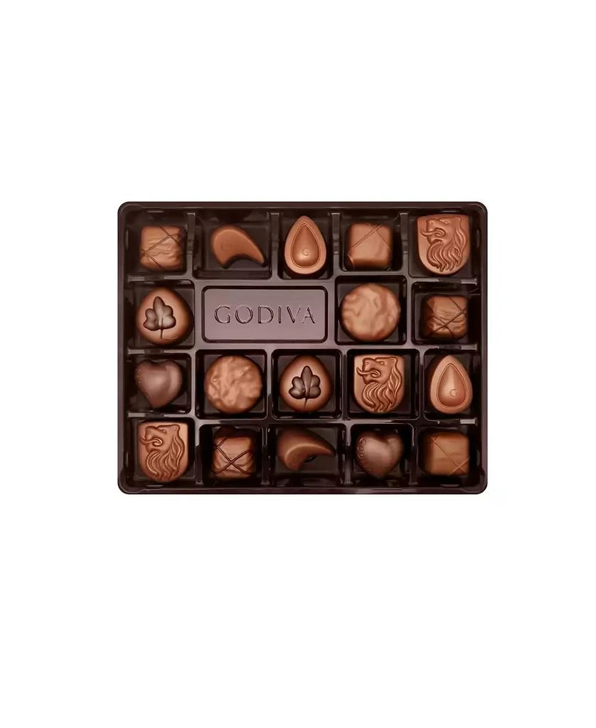 Godiva Assorted Milk Chocolate Gift Box, Red Ribbon, 18 Piece 2