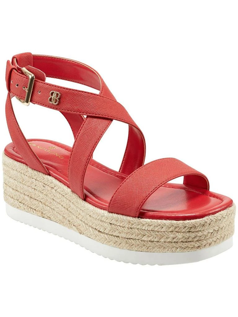 Bandolino MAJOR3 Womens Open Toe Ankle Strap Wedge Sandals 1