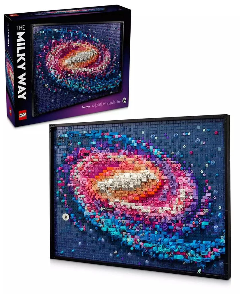 LEGO The Milky Way Galaxy 31212 3D Effect Wall Décor Building Set, 3,091 Pieces 1