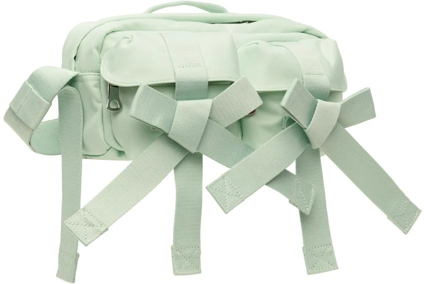 Simone Rocha Green Classic Bow Crossbody Bag 2