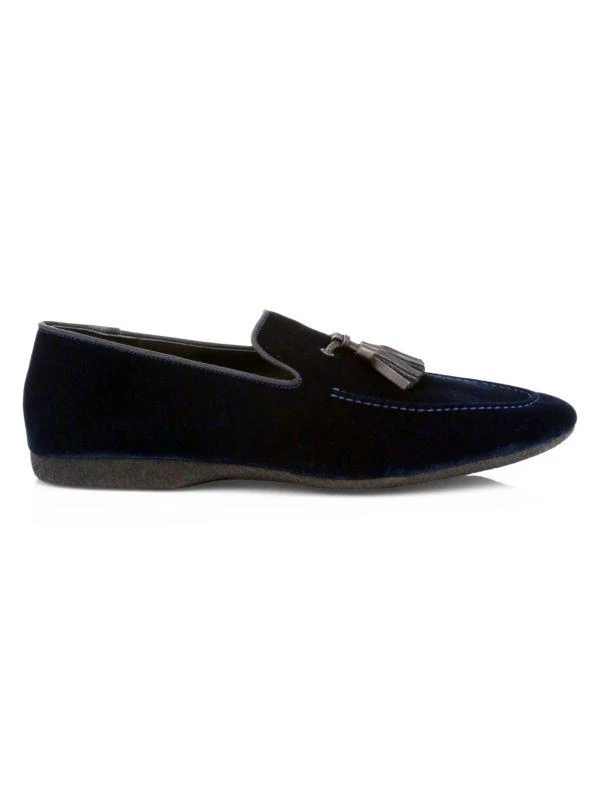 Paul Stuart Hope Velvet Tassel Loafers 1