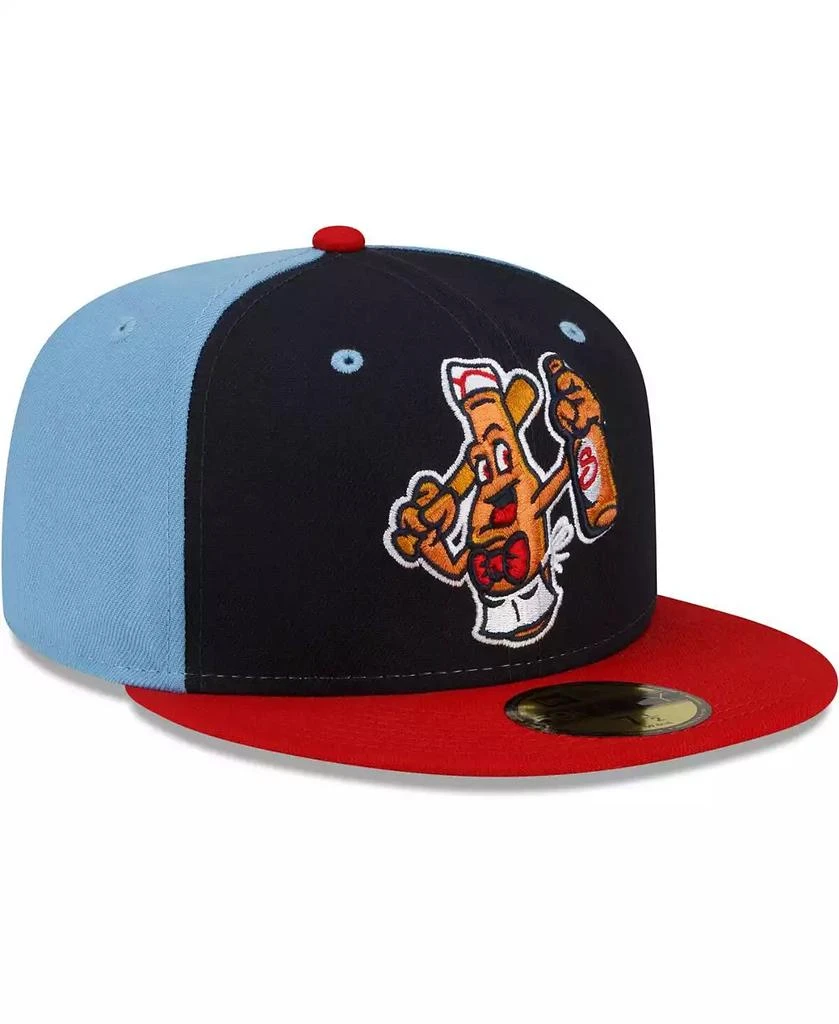 New Era Men's Navy/Red Salem Red Sox Theme Night 59FIFTY Fitted Hat 4