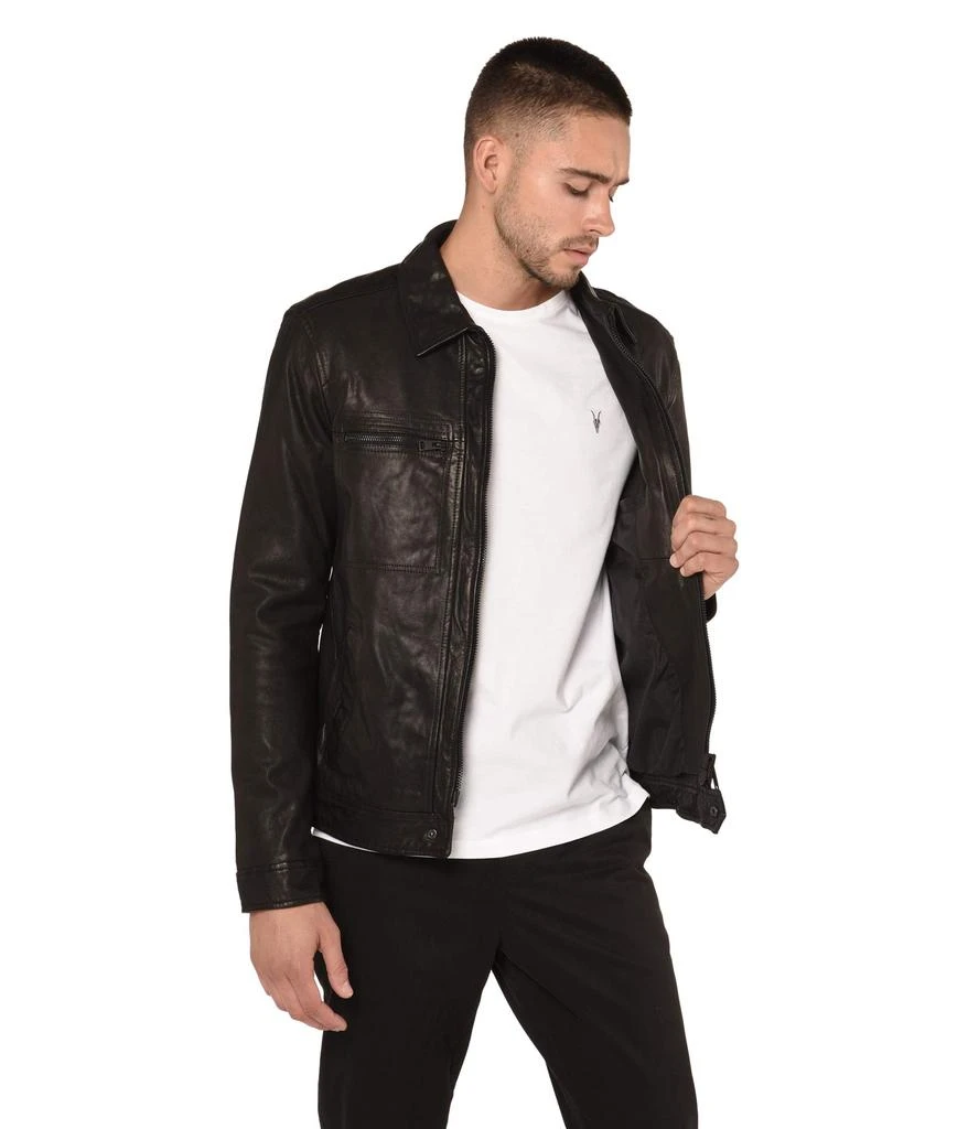 ALL SAINTS Lark Leather Jacket 5