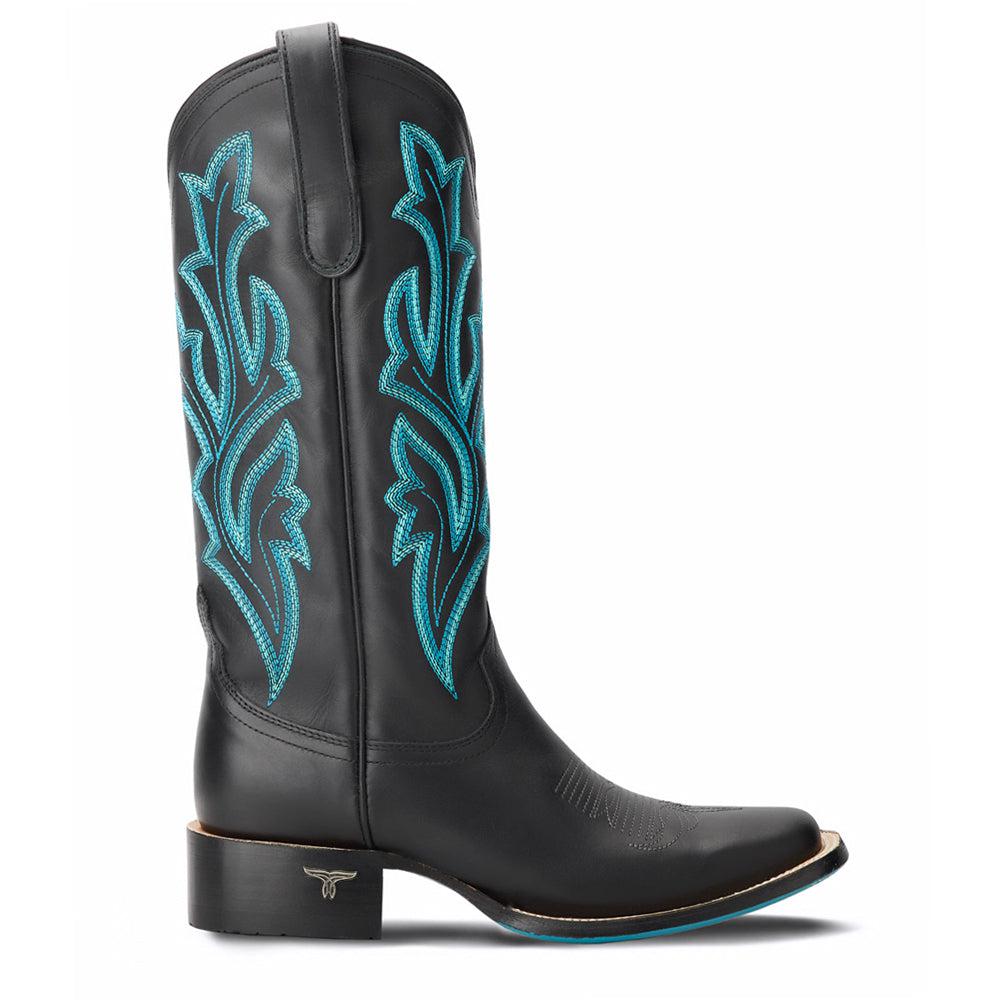 LANE The Classic Embroidered Square Toe Cowboy Boots