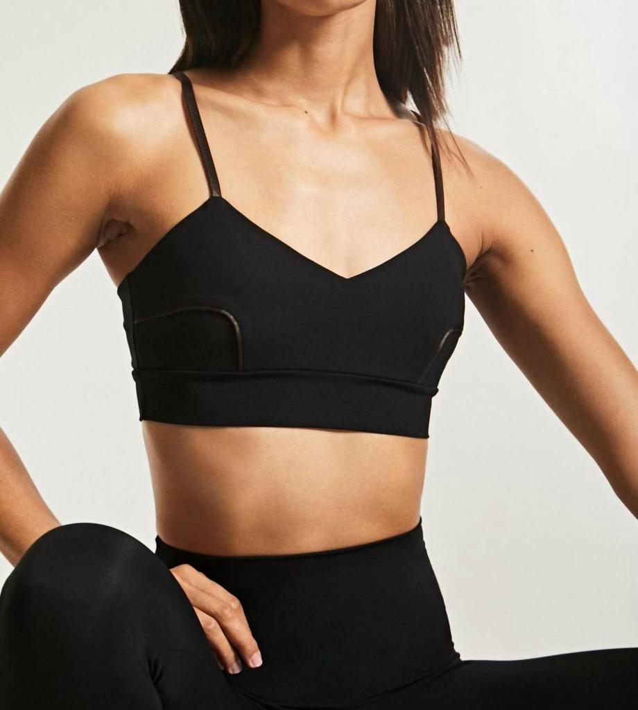 Lanston Lanston - Teak Contrast Strap Bra