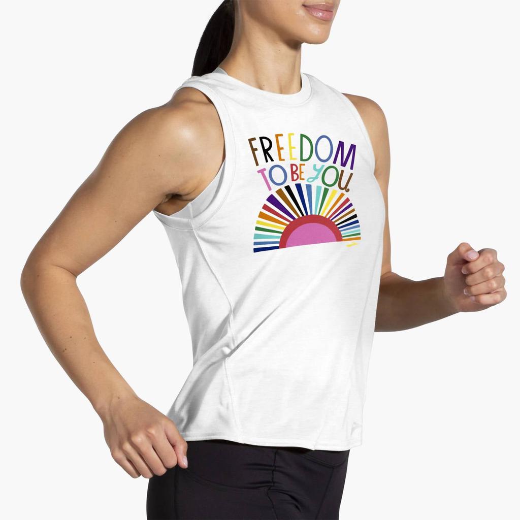 Brooks Brooks - WOMEN'S DISTANCE GRAPHIC TANK TOP