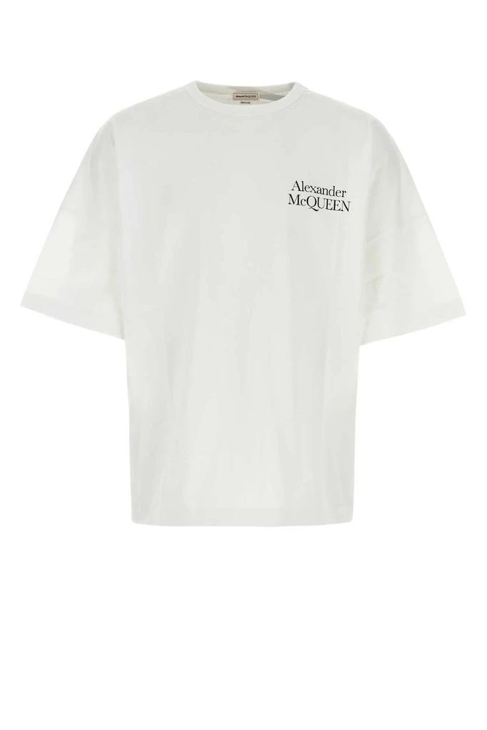 Alexander McQueen Alexander McQueen Logo Printed Oversize-Fit T-Shirt 1