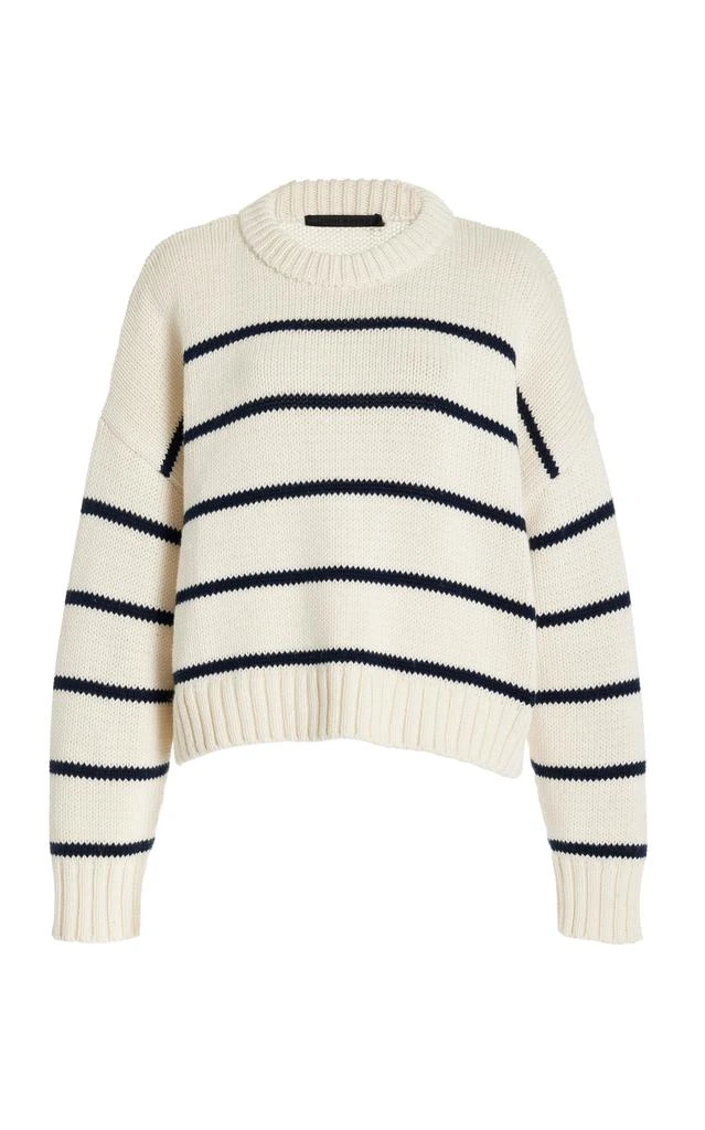 Jenni Kayne Jenni Kayne - Chloe Cotton Sweater - White - M - Moda Operandi 1