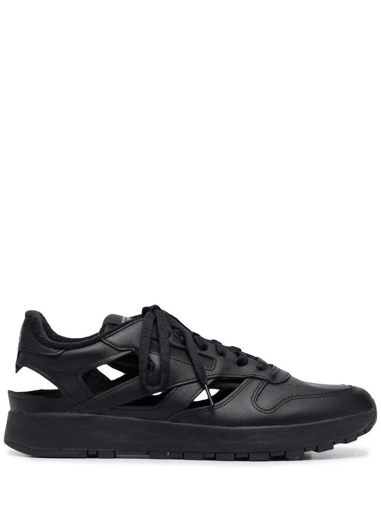 NA Black Tabi cut-out Sneakers