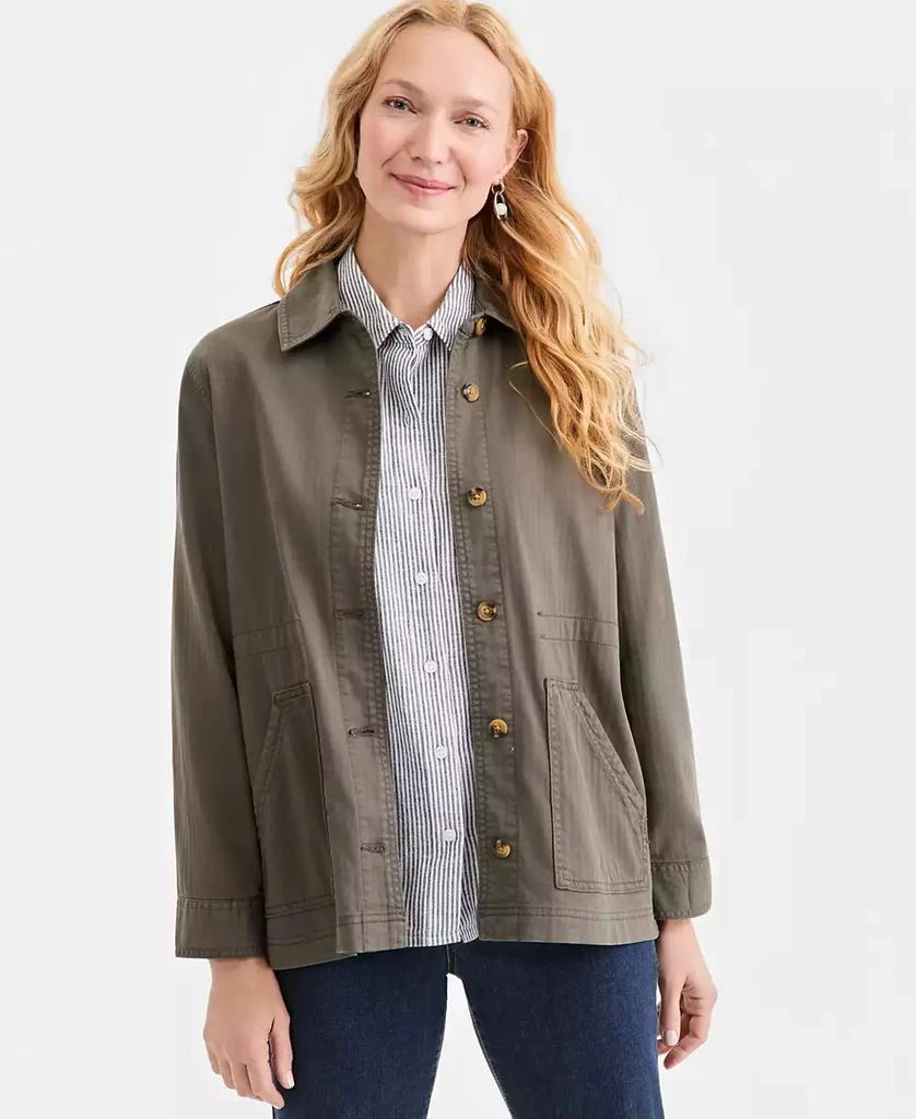 Style
Co Women
s Collared Utility Jacket, Macy
s Exclusive