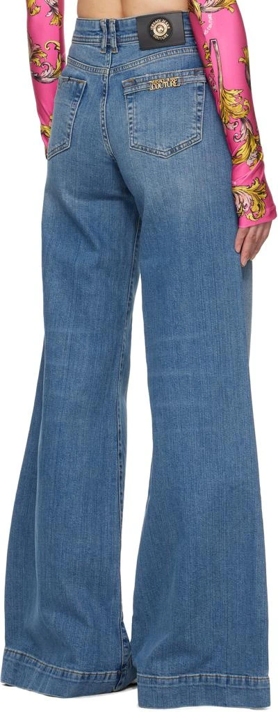 Versace Blue Flared Jeans 3