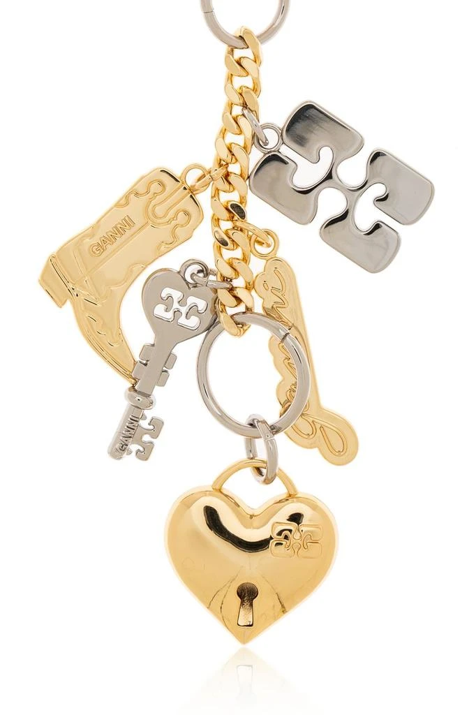 Ganni Ganni Charms Keychain 3