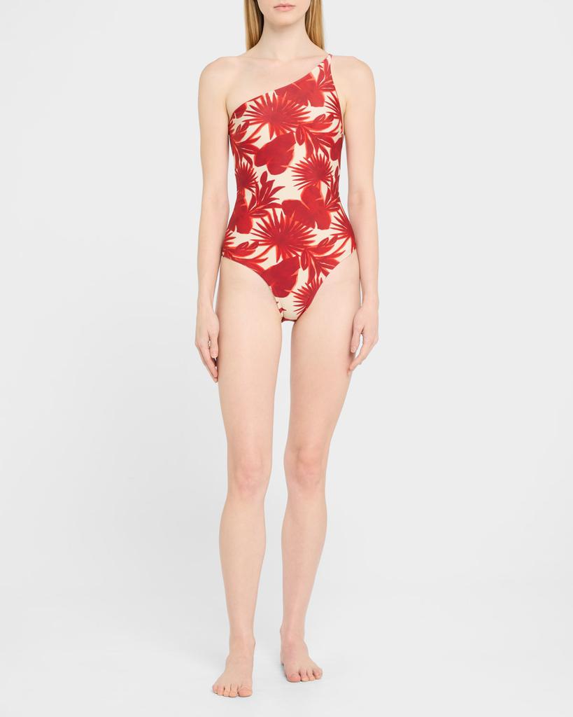 LENNY NIEMEYER Palm Asymmetric Slim One-Piece Swimsuit