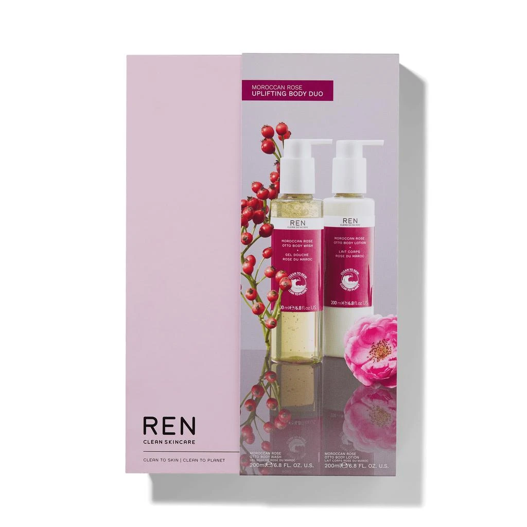 REN Clean Skincare Moroccan Rose Uplifting Body Duo 1