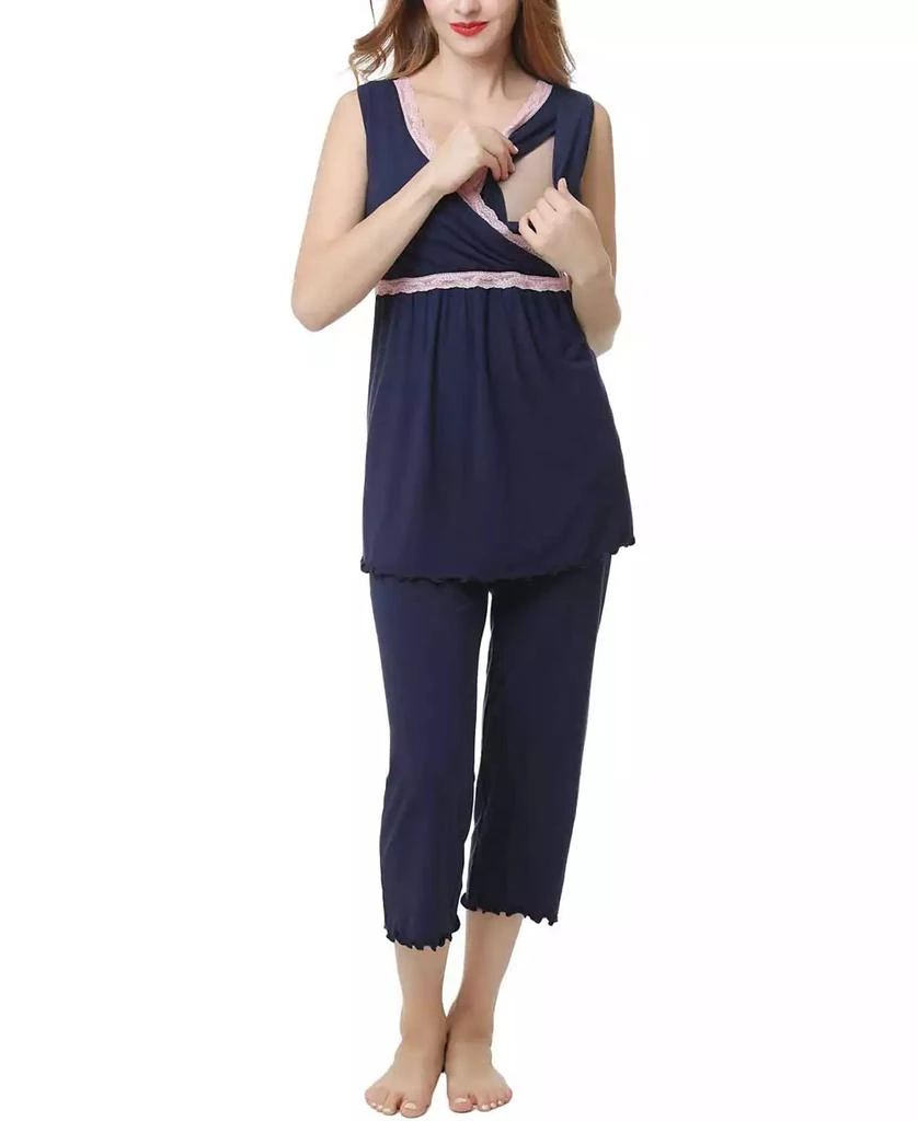 kimi + kai Kimi & Kai Penny Maternity Nursing Pajama Set 5