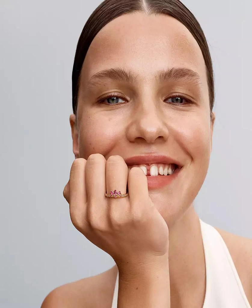 PANDORA Disney Princess Rapunzel Tiara Ring 4