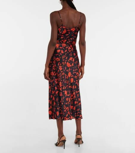 Lee Mathews Bella floral silk slip midi skirt 3