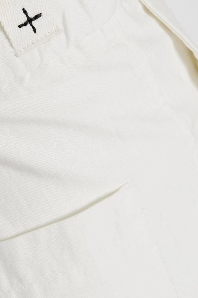 Jil Sander Cotton-twill straight-leg pants 4