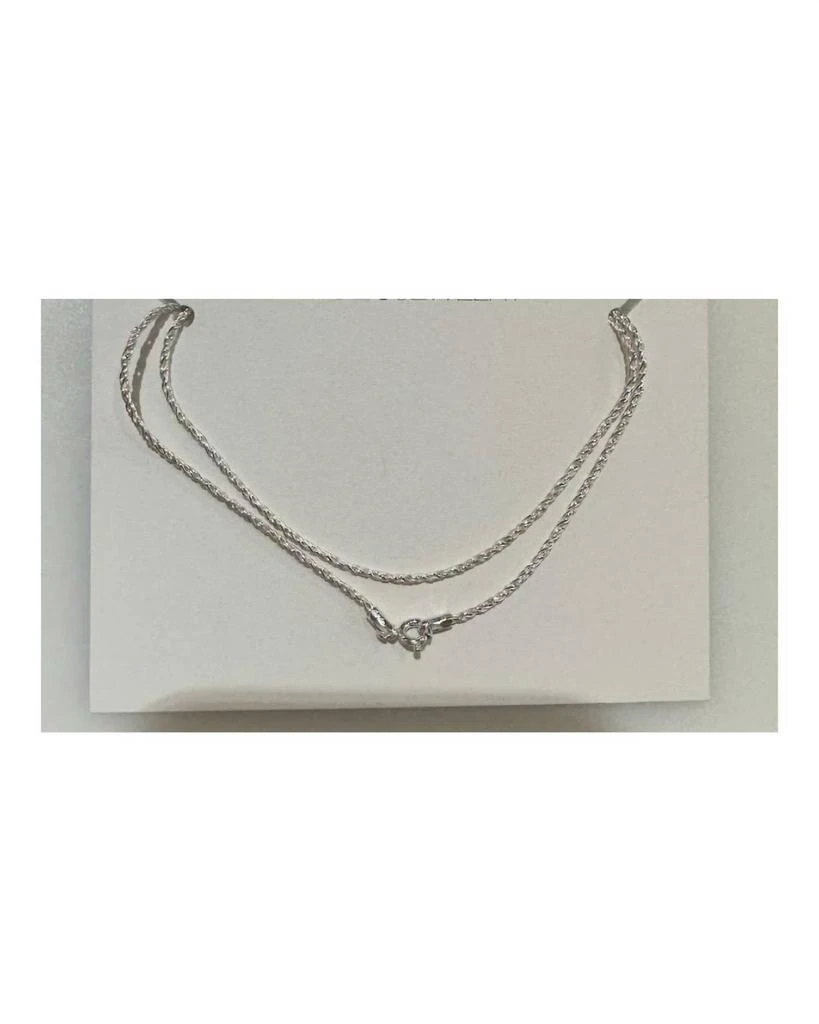 Maslo Jewelry Maslo Jewelry - Women
s Reverse Rope Chain Necklace