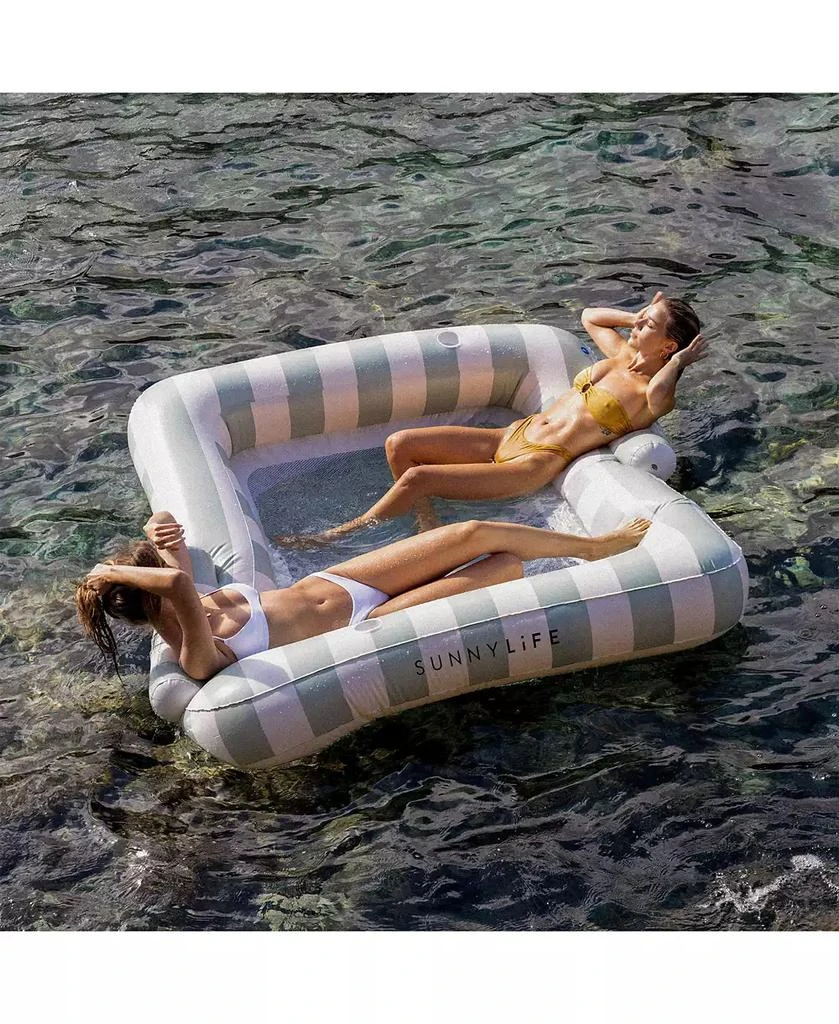 Sunnylife Luxe Twin Hammock Float: The Vacay Soft Olive 5