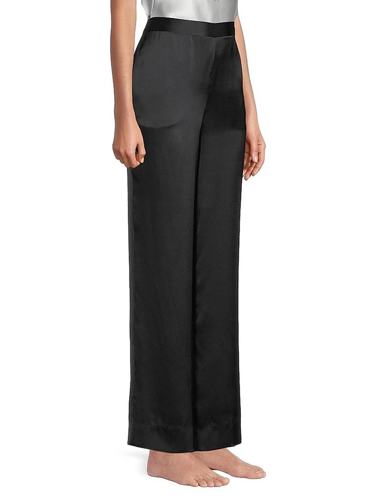 Josie Key Essentials Silk Wide-Leg Lounge Pants 4